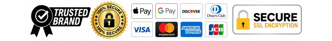 Secure checkout and accepted payment methods